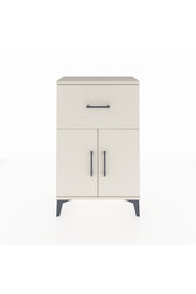 Arges Komodin Tek Raflı Tek Çekmeceli 2 Kapaklı 60x30x96 - S14M037V1A