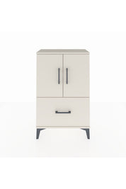 Arges Komodin 2 Raflı Tek Çekmeceli 2 Kapaklı 60x30x96 - S14M038V1A