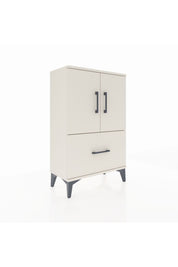 Arges Komodin 2 Raflı Tek Çekmeceli 2 Kapaklı 60x30x96 - S14M038V1A