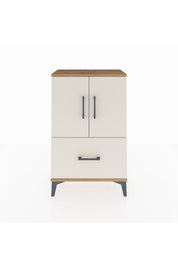 Arges Komodin 2 Raflı Tek Çekmeceli 2 Kapaklı 60x30x96 - S14M038V7A