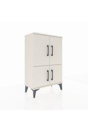 Arges Komodin 2 Raflı 4 Kapaklı 60x30x96 - S14M039V1A
