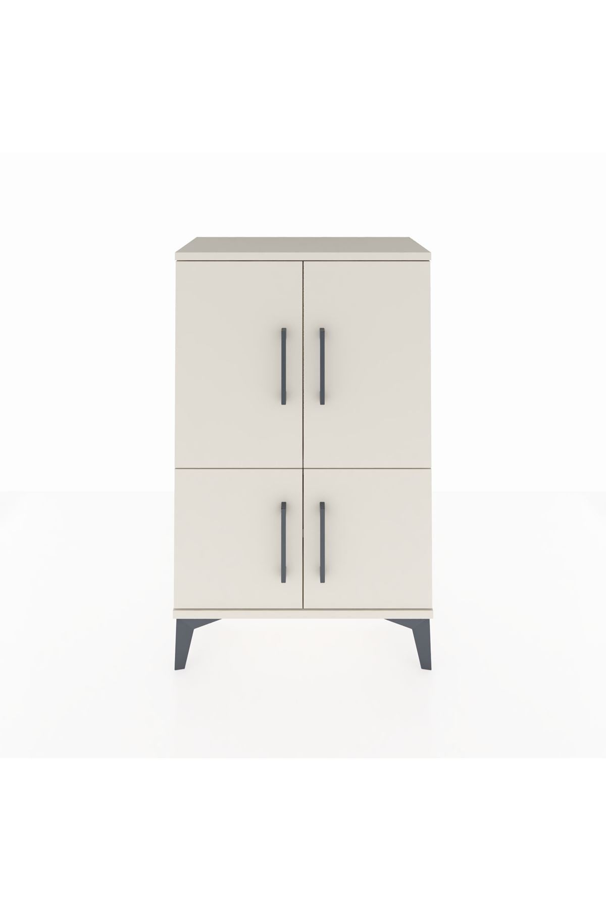 Arges Komodin 2 Raflı 4 Kapaklı 60x30x96 - S14M039V1A