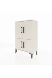 Arges Komodin 2 Raflı 4 Kapaklı 60x30x96 - S14M039V1A