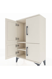 Arges Komodin 2 Raflı 4 Kapaklı 60x30x96 - S14M039V1A