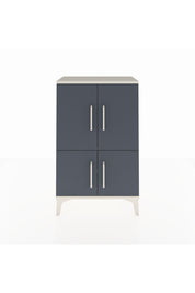 Arges Komodin 2 Raflı 4 Kapaklı 60x30x96 - S14M039V2A