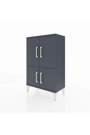 Arges Komodin 2 Raflı 4 Kapaklı 60x30x96 - S14M039V5A