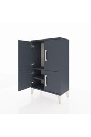 Arges Komodin 2 Raflı 4 Kapaklı 60x30x96 - S14M039V5A