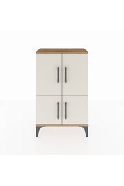 Arges Komodin 2 Raflı 4 Kapaklı 60x30x96 - S14M039V7A