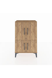 Arges Komodin 2 Raflı 4 Kapaklı 60x30x96 - S14M039V9A