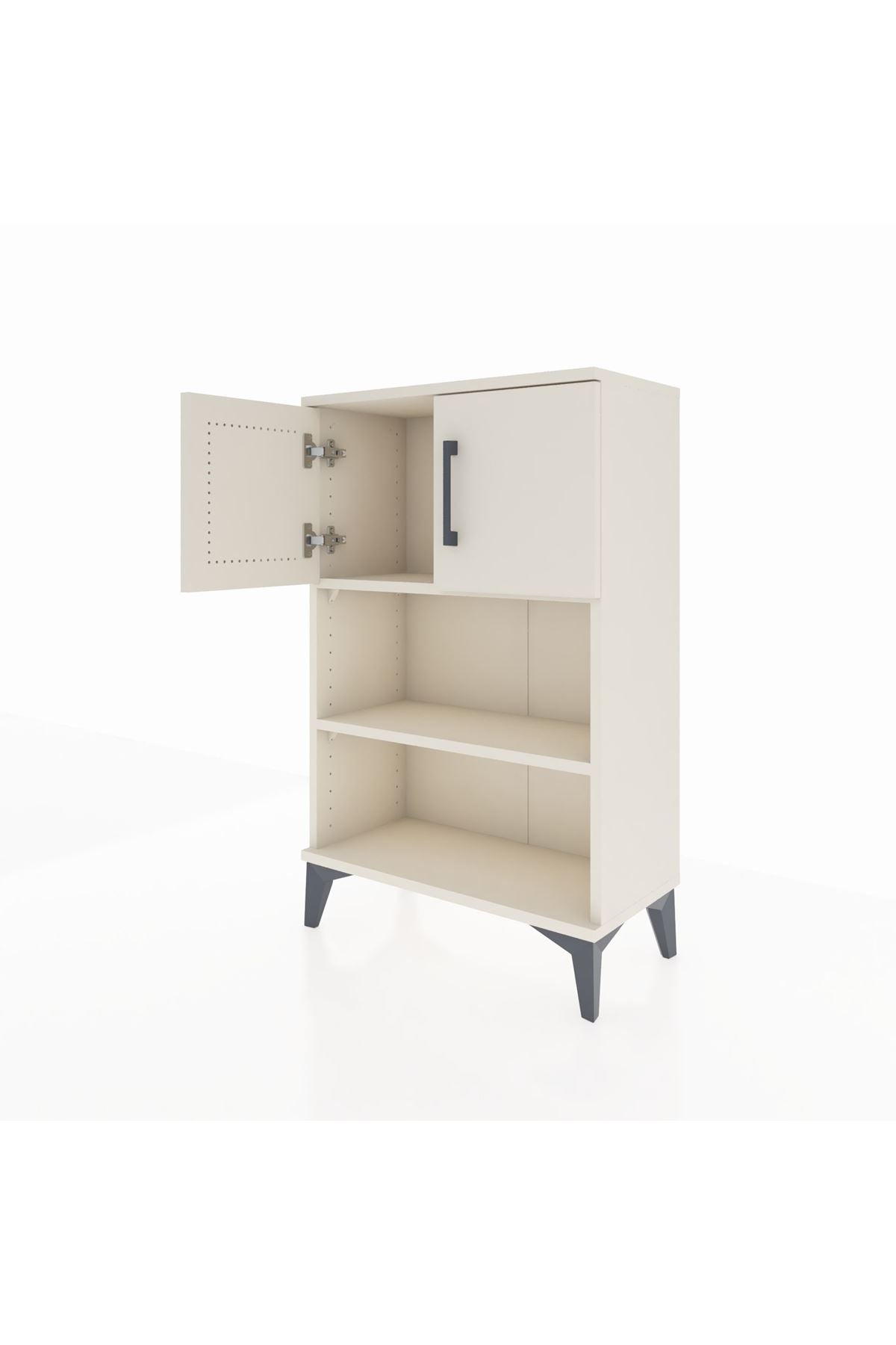 Arges Komodin 2 Raflı 2 Kapaklı 60x30x96 - S14M040V1A