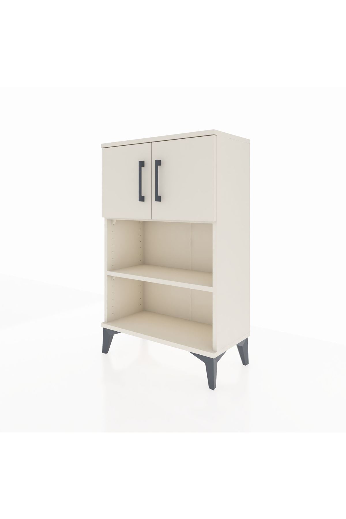 Arges Komodin 2 Raflı 2 Kapaklı 60x30x96 - S14M040V1A