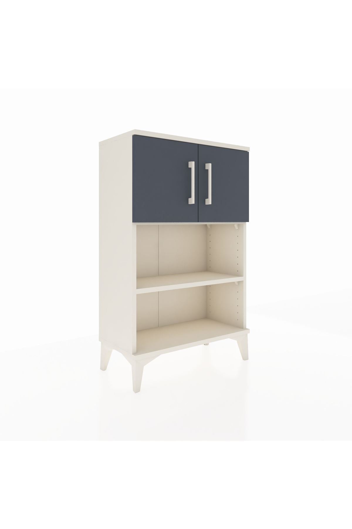 Arges Komodin 2 Raflı 2 Kapaklı 60x30x96 - S14M040V2A
