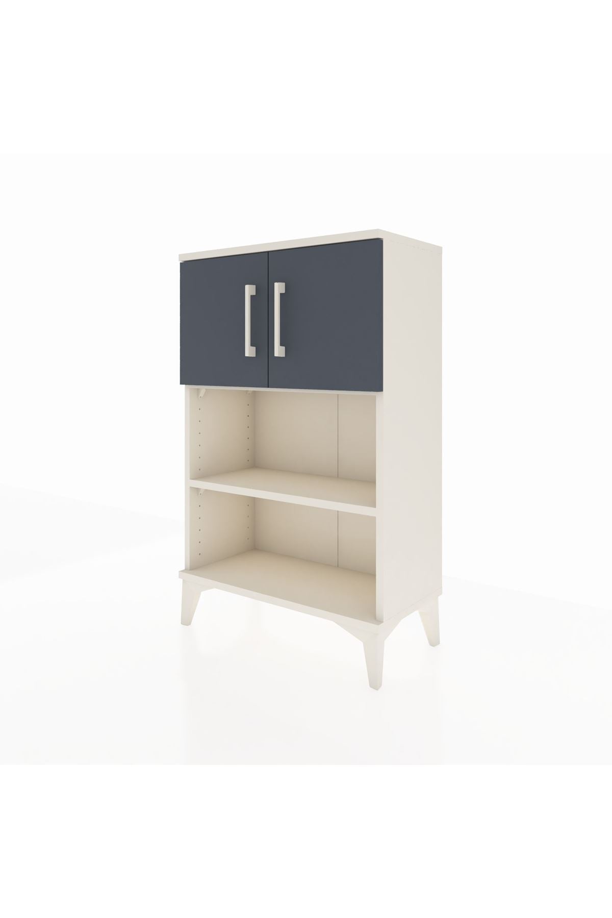 Arges Komodin 2 Raflı 2 Kapaklı 60x30x96 - S14M040V2A