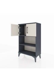 Arges Komodin 2 Raflı 2 Kapaklı 60x30x96 - S14M040V4A