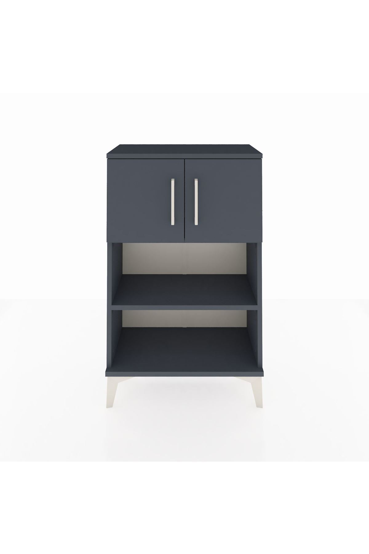 Arges Komodin 2 Raflı 2 Kapaklı 60x30x96 - S14M040V5A