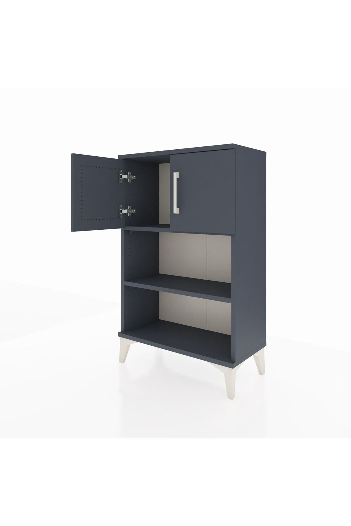 Arges Komodin 2 Raflı 2 Kapaklı 60x30x96 - S14M040V5A