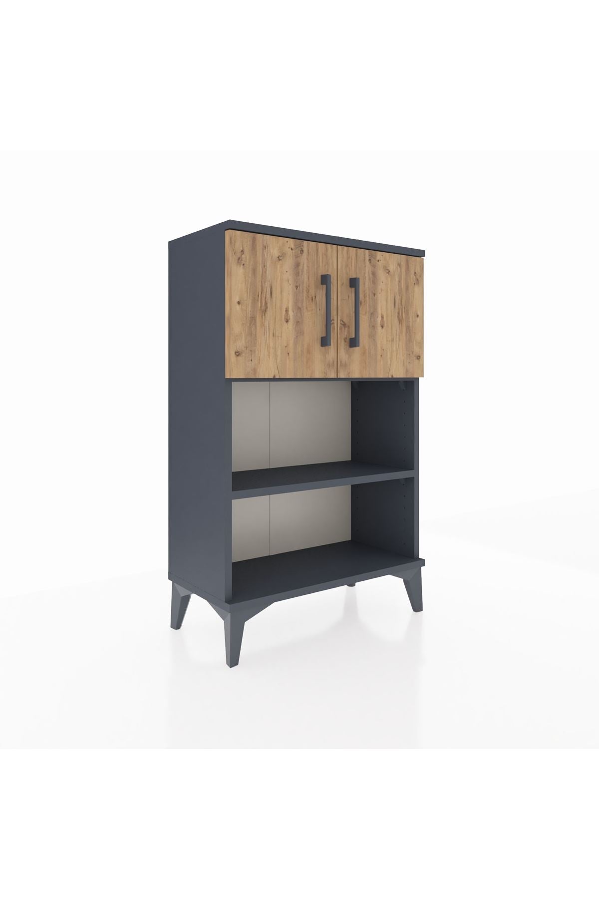 Arges Komodin 2 Raflı 2 Kapaklı 60x30x96 - S14M040V6A