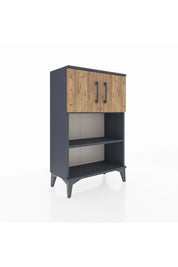 Arges Komodin 2 Raflı 2 Kapaklı 60x30x96 - S14M040V6A
