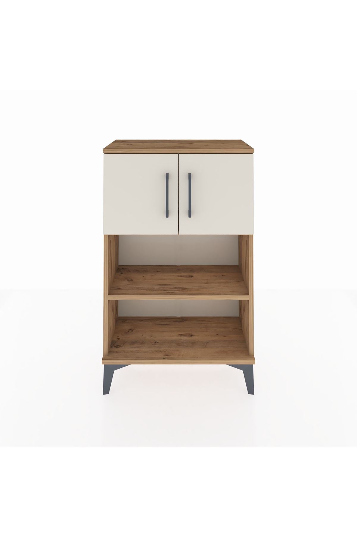 Arges Komodin 2 Raflı 2 Kapaklı 60x30x96 - S14M040V7A