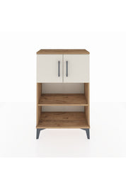 Arges Komodin 2 Raflı 2 Kapaklı 60x30x96 - S14M040V7A