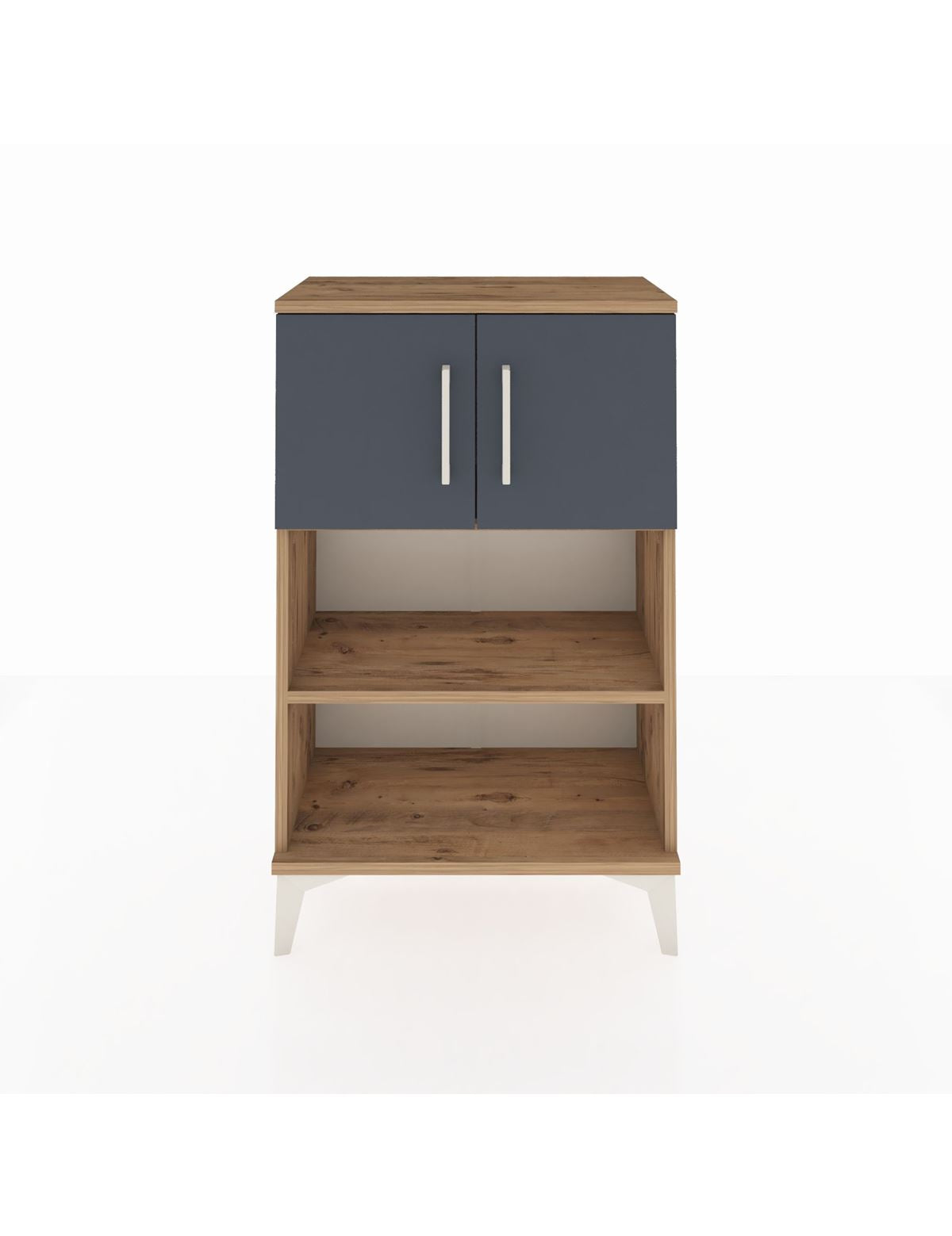 Arges Komodin 2 Raflı 2 Kapaklı 60x30x96 - S14M040V8A
