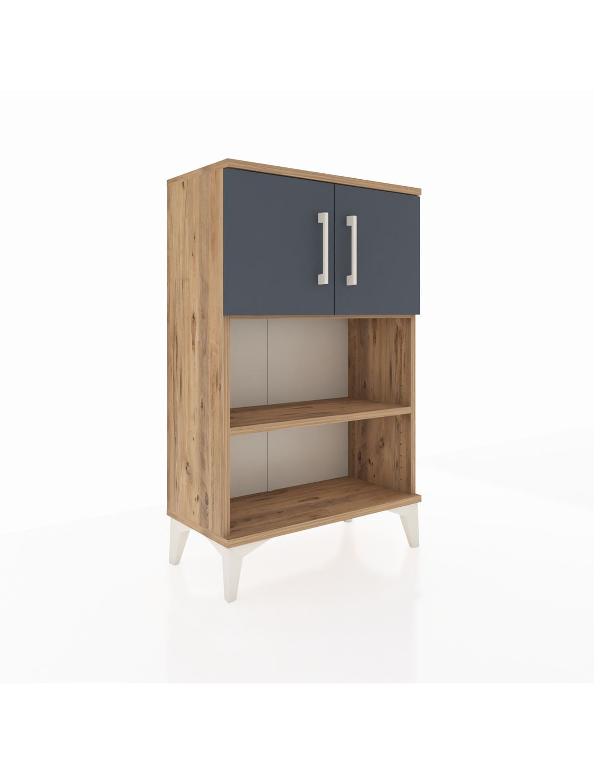 Arges Komodin 2 Raflı 2 Kapaklı 60x30x96 - S14M040V8A