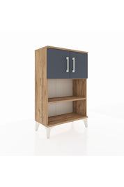 Arges Komodin 2 Raflı 2 Kapaklı 60x30x96 - S14M040V8A