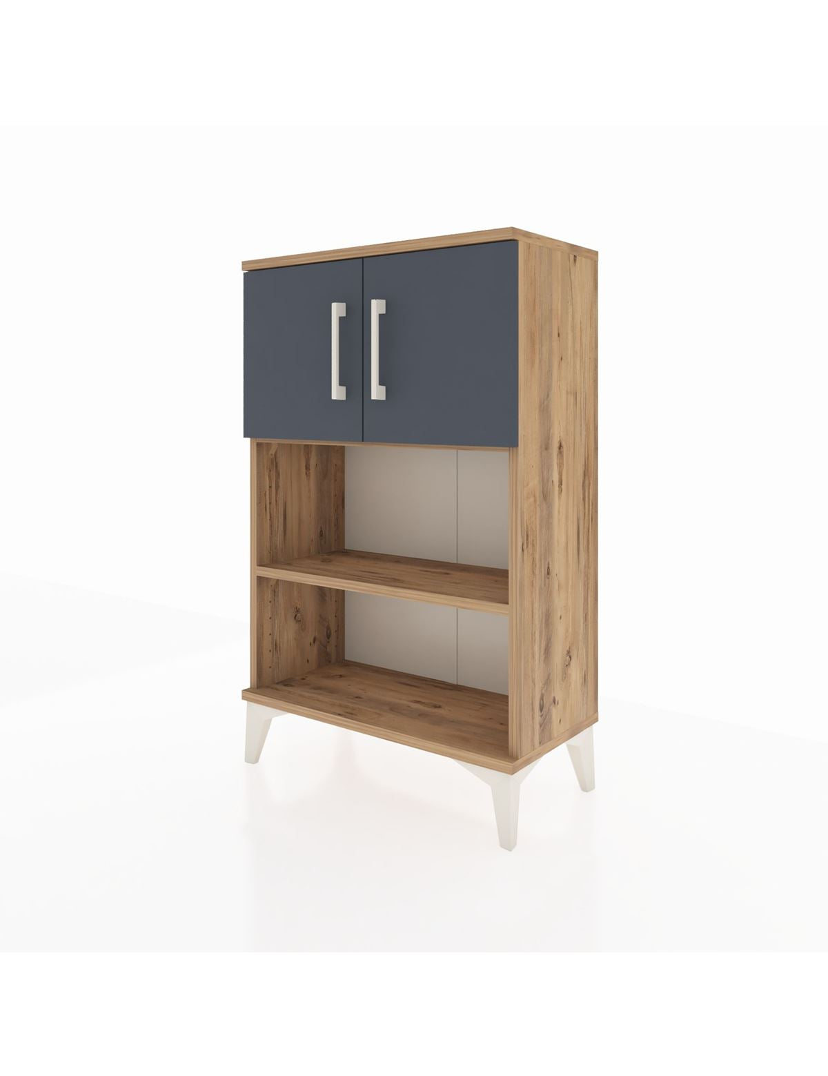 Arges Komodin 2 Raflı 2 Kapaklı 60x30x96 - S14M040V8A
