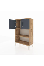 Arges Komodin 2 Raflı 2 Kapaklı 60x30x96 - S14M040V8A