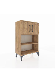 Arges Komodin 2 Raflı 2 Kapaklı 60x30x96 - S14M040V9A