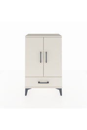 Arges Komodin 2 Raflı Tek Çekmeceli 2 Kapaklı 60x30x96 - S14M041V1A