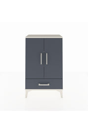 Arges Komodin 2 Raflı Tek Çekmeceli 2 Kapaklı 60x30x96 - S14M041V2A