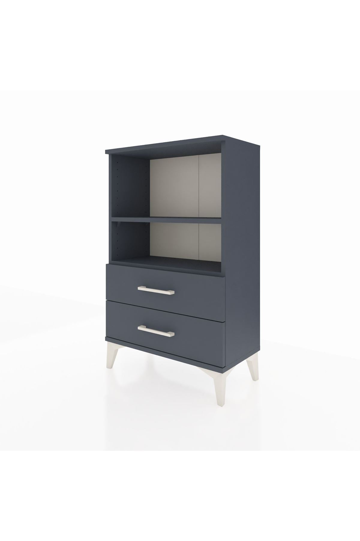 Arges Komodin 2 Raflı 2 Çekmeceli 60x30x96 - S14M004V5A