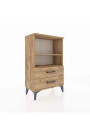 Arges Komodin 2 Raflı 2 Çekmeceli 60x30x96 - S14M004V9A