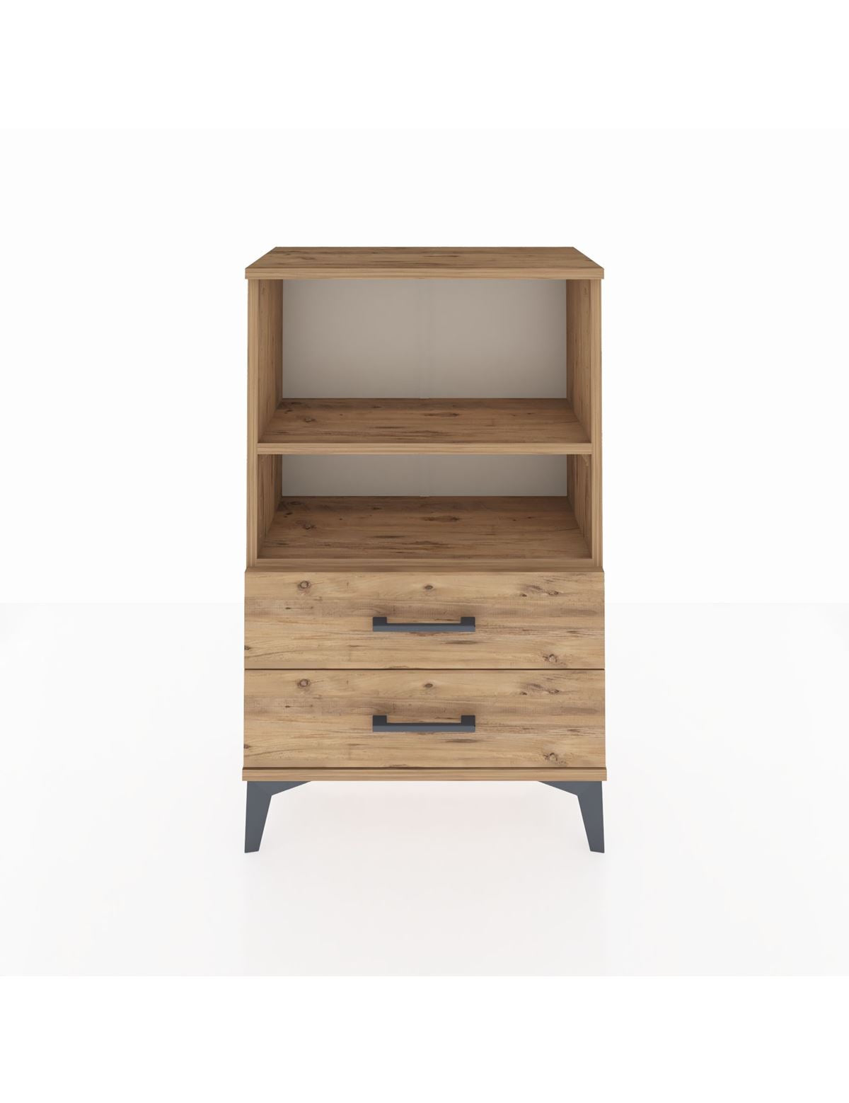 Arges Komodin 2 Raflı 2 Çekmeceli 60x30x96 - S14M004V9A