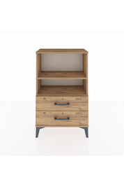 Arges Komodin 2 Raflı 2 Çekmeceli 60x30x96 - S14M004V9A