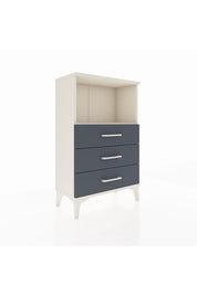 Arges Komodin Tek Raflı 3 Çekmeceli 60x30x96 - S14M005V2A