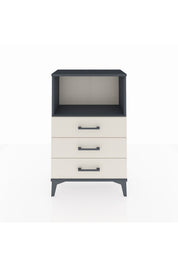 Arges Komodin Tek Raflı 3 Çekmeceli 60x30x96 - S14M005V4A