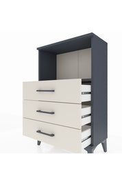 Arges Komodin Tek Raflı 3 Çekmeceli 60x30x96 - S14M005V4A