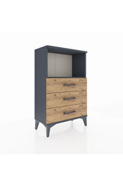Arges Komodin Tek Raflı 3 Çekmeceli 60x30x96 - S14M005V6A