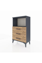 Arges Komodin Tek Raflı 3 Çekmeceli 60x30x96 - S14M005V6A