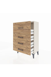 Arges Komodin 4 Çekmeceli 60x30x96 - S14M006V3A
