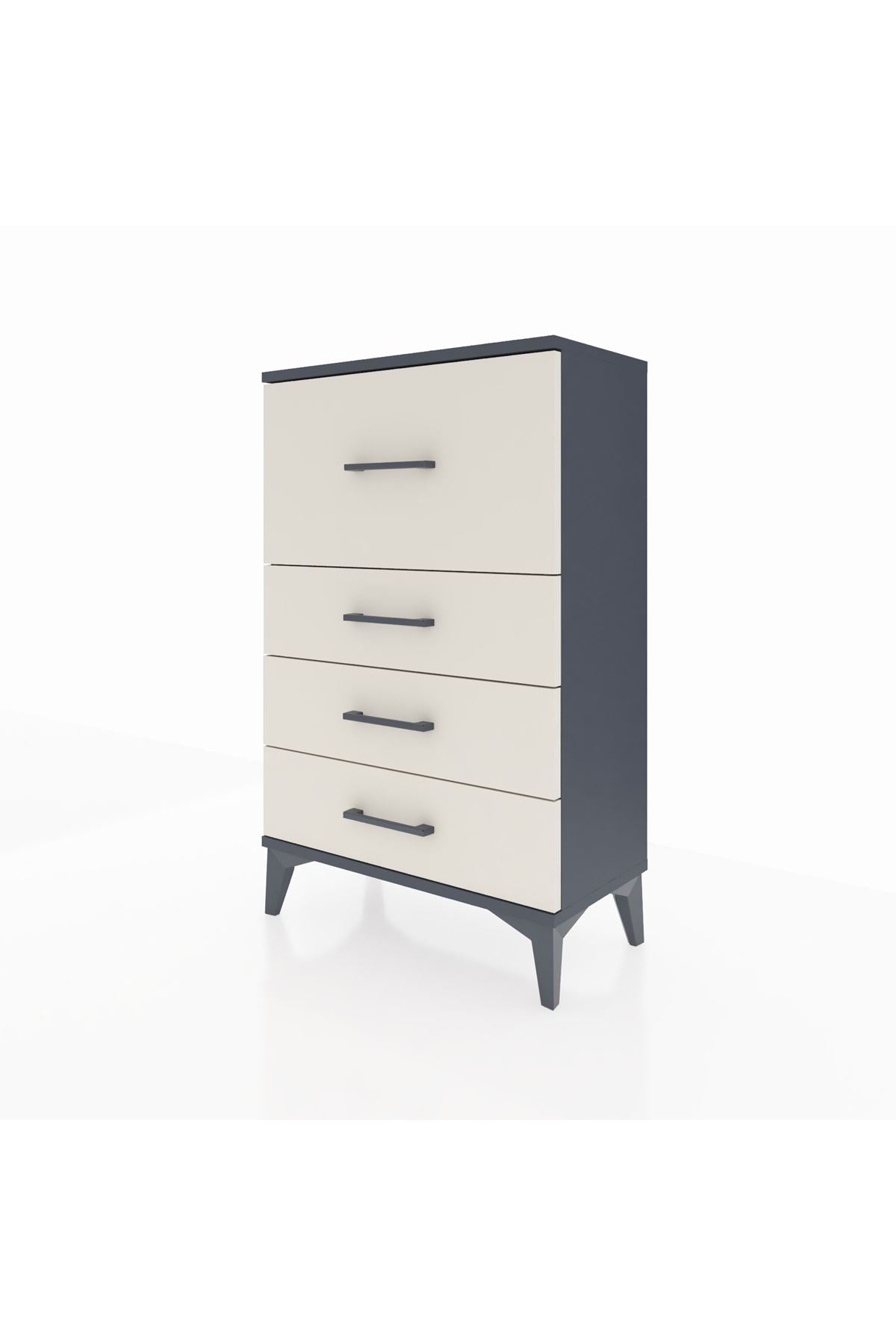 Arges Komodin 4 Çekmeceli 60x30x96 - S14M006V4A