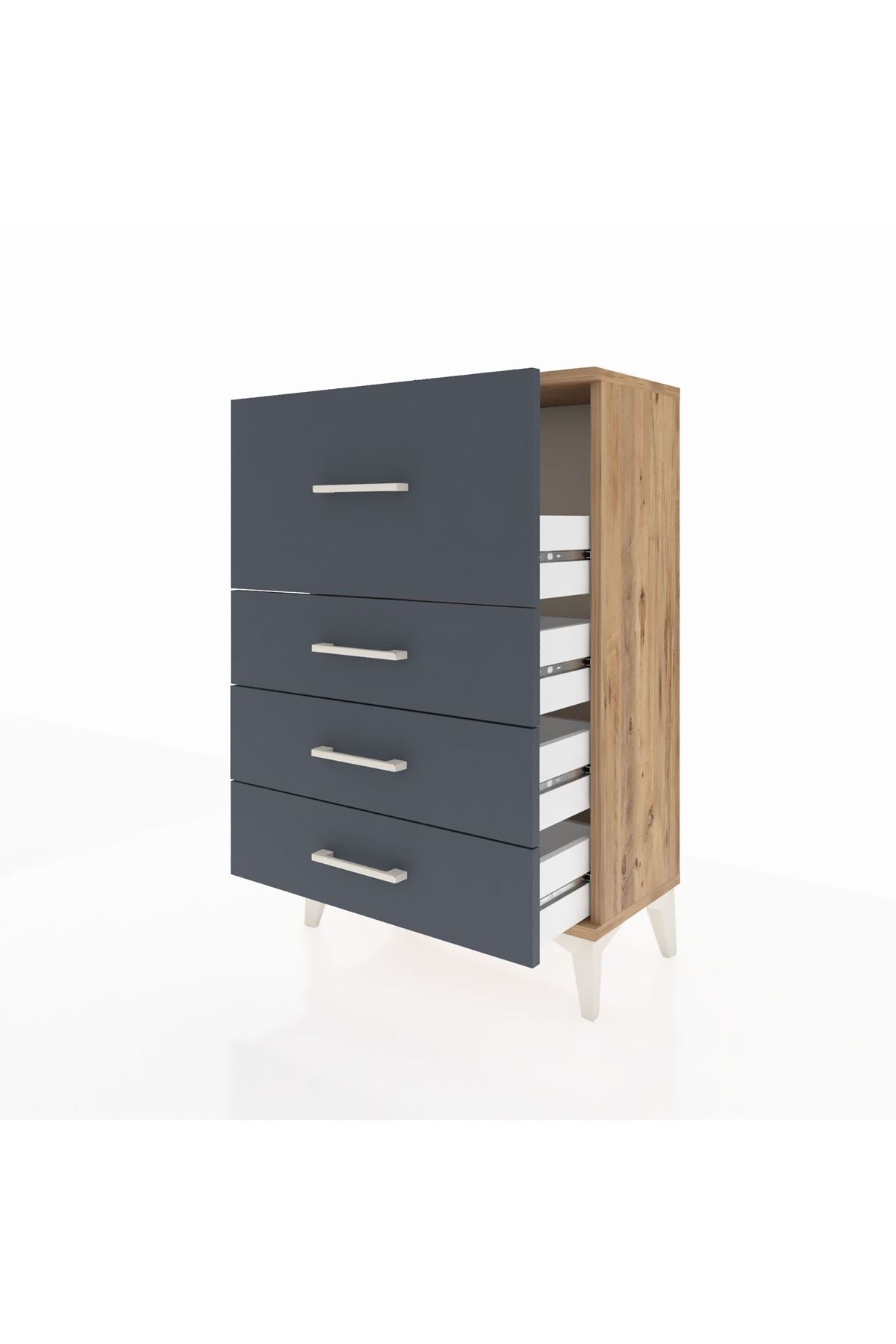 Arges Komodin 4 Çekmeceli 60x30x96 - S14M006V8A