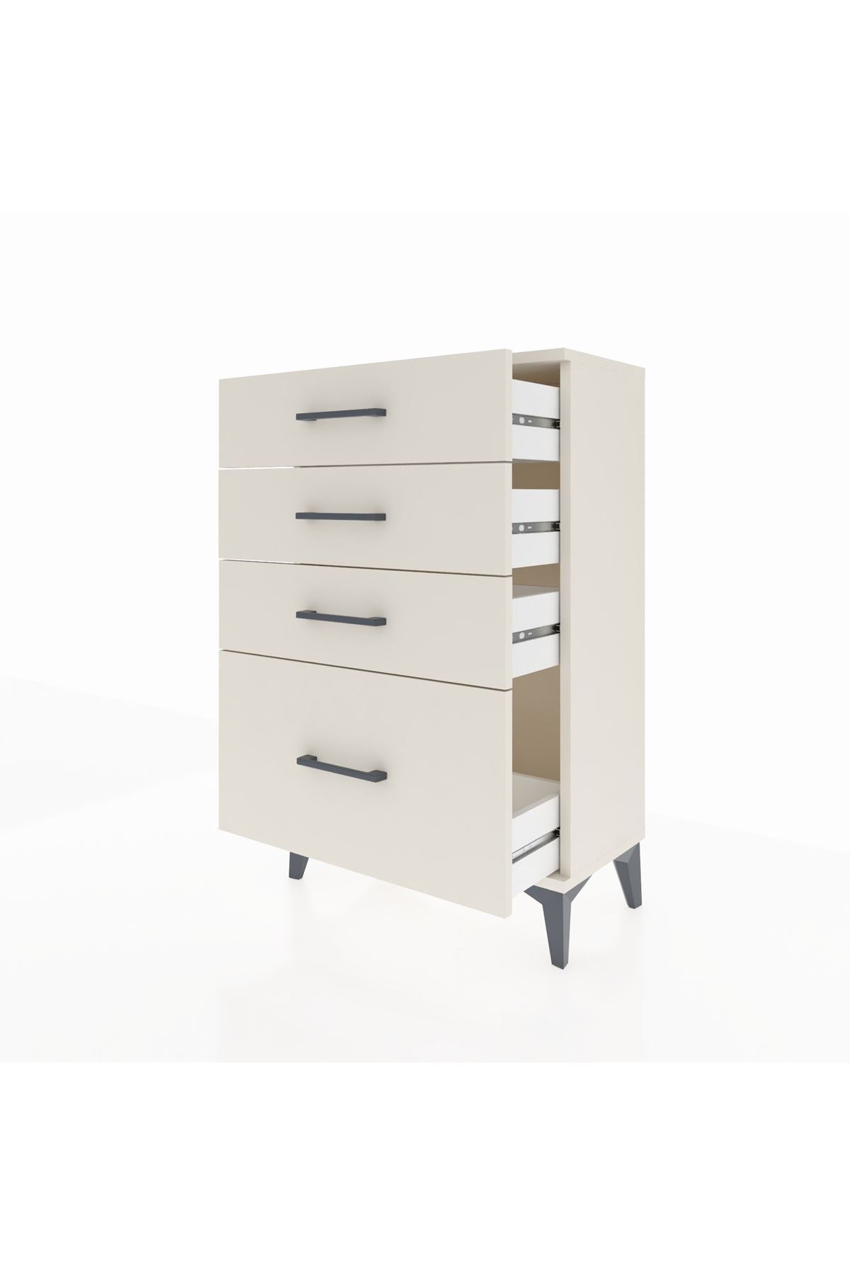 Arges Komodin 4 Çekmeceli 60x30x96 - S14M007V1A