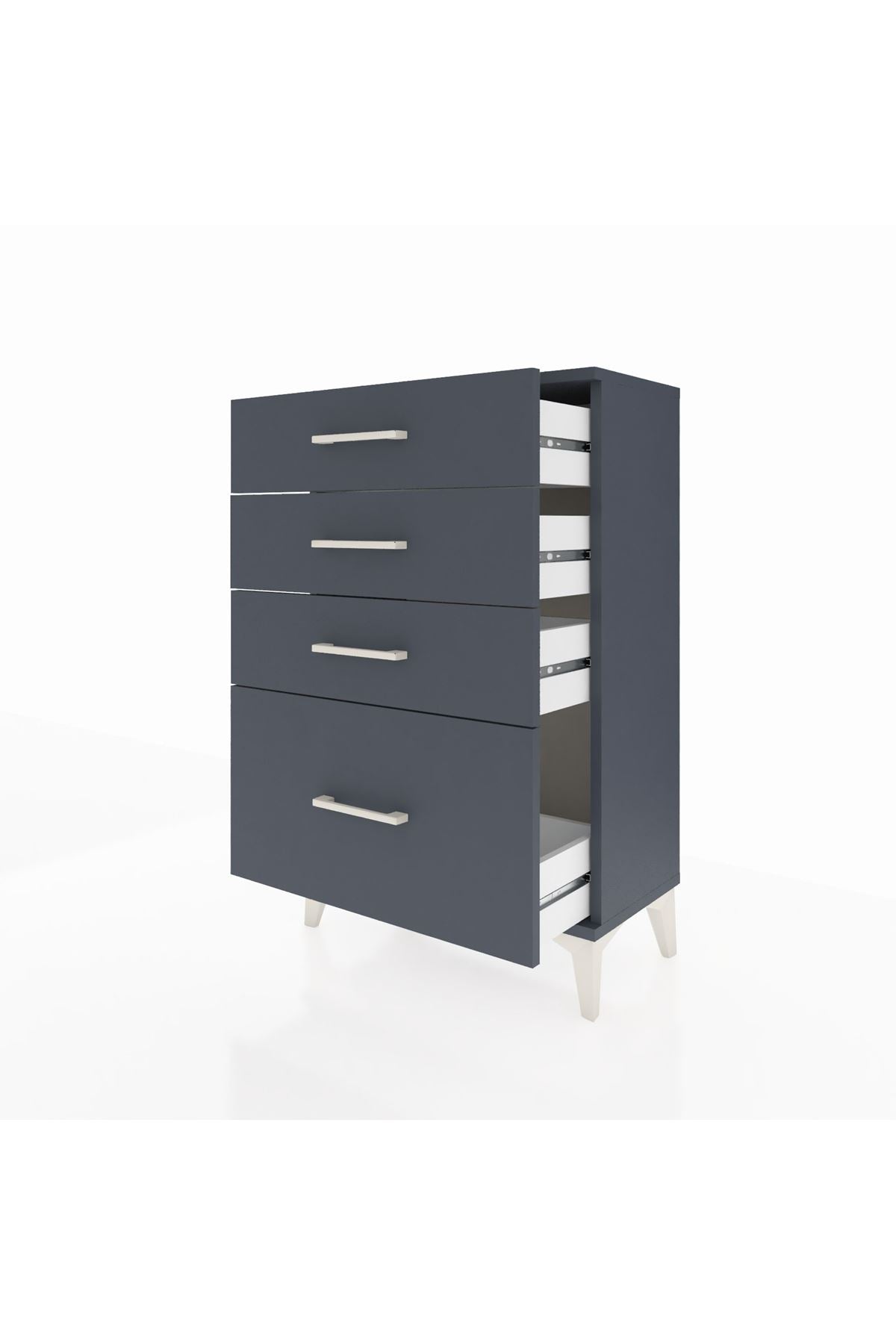 Arges Komodin 4 Çekmeceli 60x30x96 - S14M007V5A