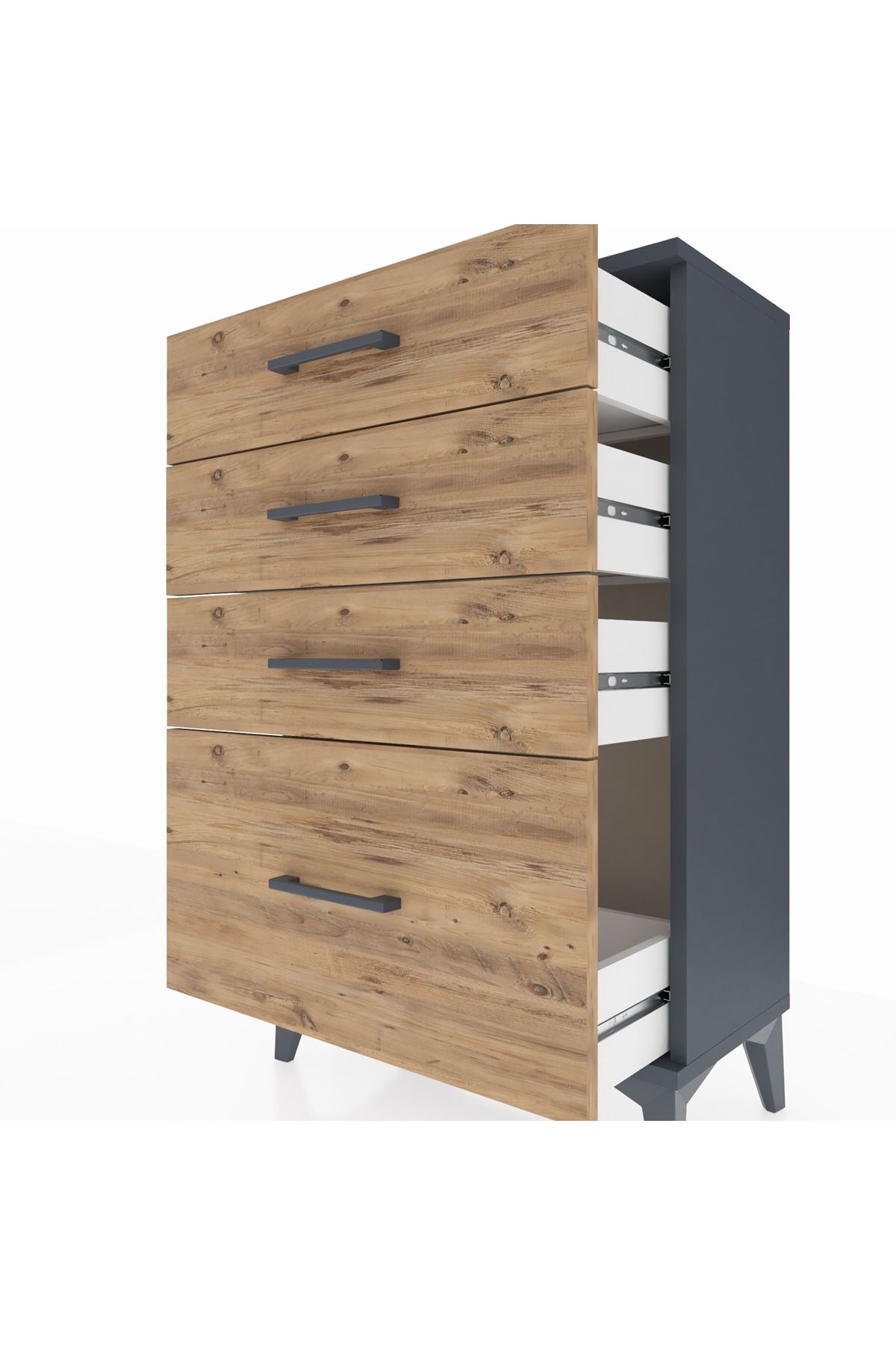 Arges Komodin 4 Çekmeceli 60x30x96 - S14M007V6A
