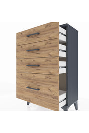 Arges Komodin 4 Çekmeceli 60x30x96 - S14M007V6A