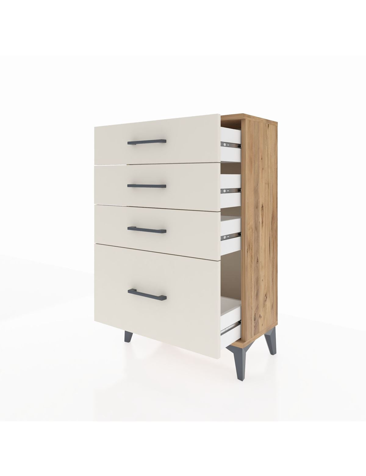Arges Komodin 4 Çekmeceli 60x30x96 - S14M007V7A