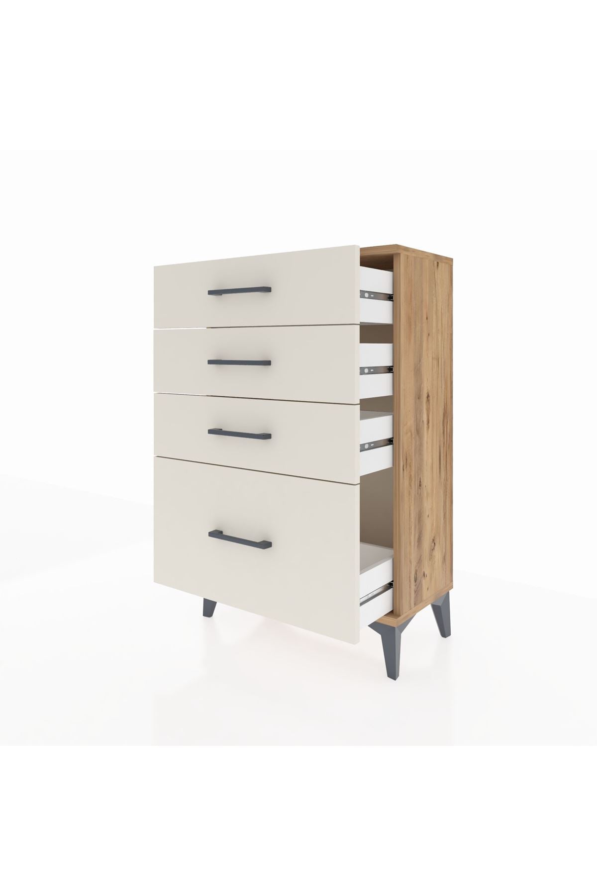 Arges Komodin 4 Çekmeceli 60x30x96 - S14M007V7A